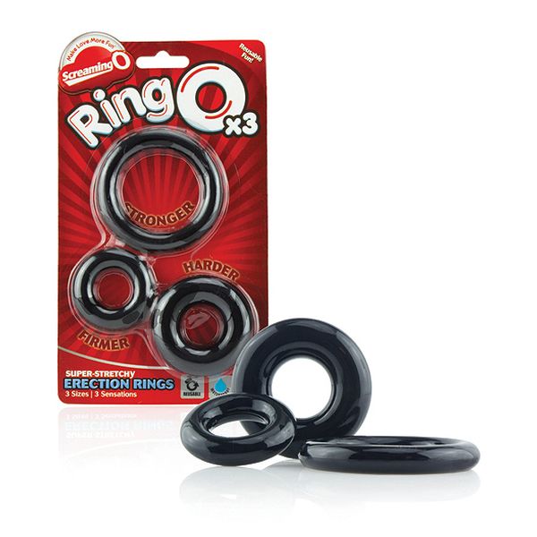 Δαχτυλίδι Δόνησης RingO 3 (Σετ) The Screaming O SC-RNGO-3P