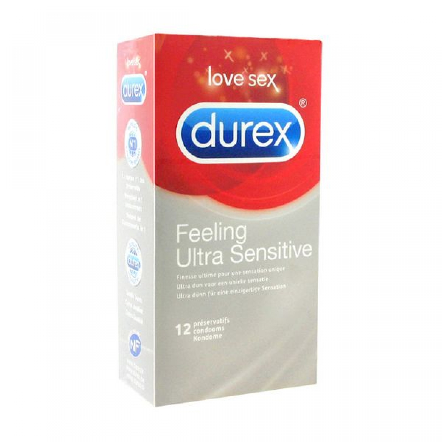 Προφυλακτικά Feeling Ultra Sensitive 12 τεμ. Durex E24349