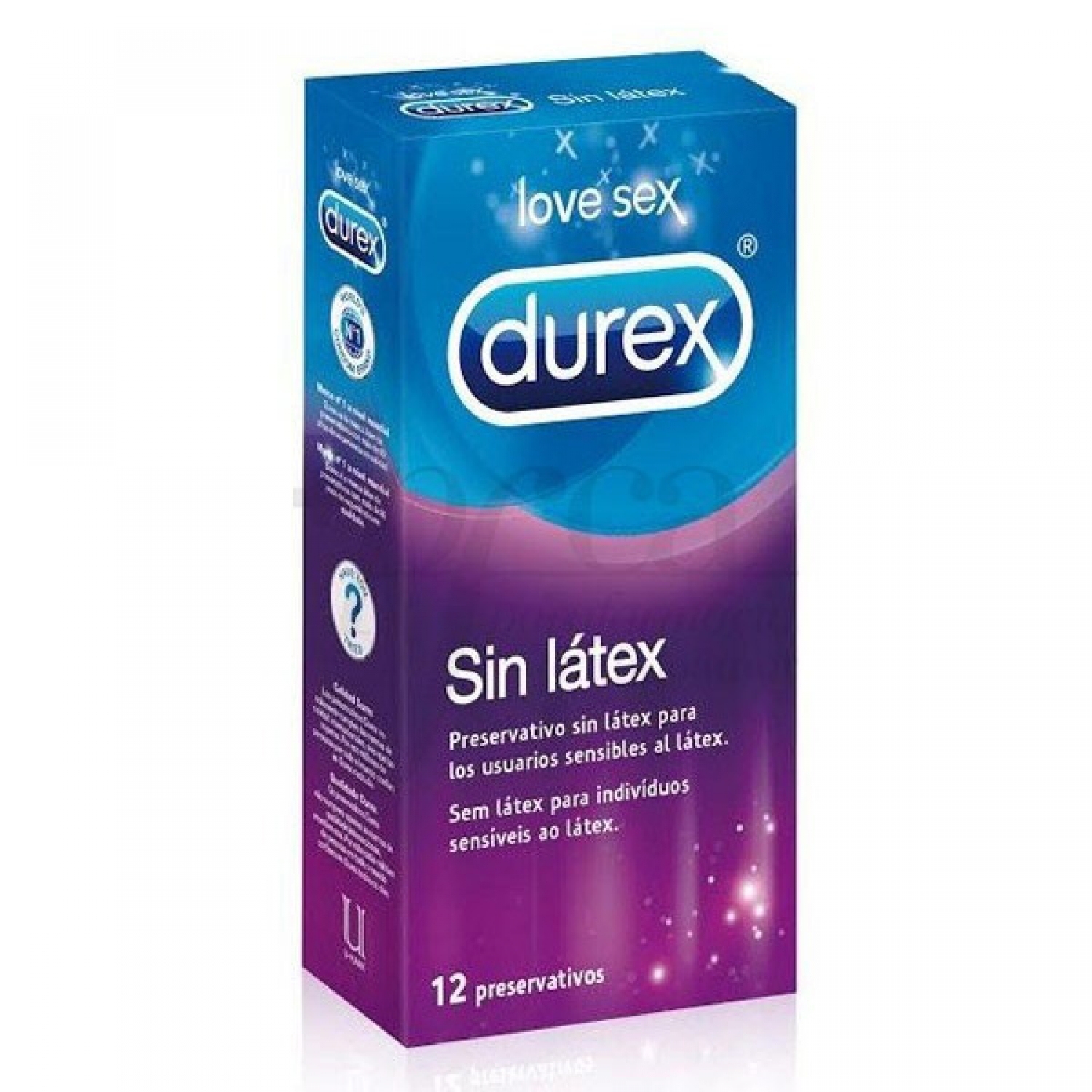 Προφυλακτικά Durex Χωρίς Λάτεξ (12 Τεμάχια)