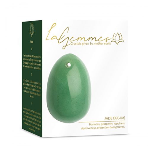 Αυγά Γιόνι Jade La Gemmes Medium 4cm x 3cm - Νεφρίτης - Πράσινο