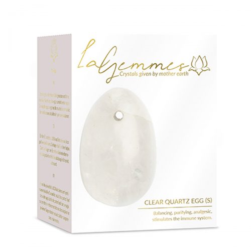 Αυγά Γιόνι La Gemmes Small 3cm x 2,5cm - Χαλαζίας - Διαφανές