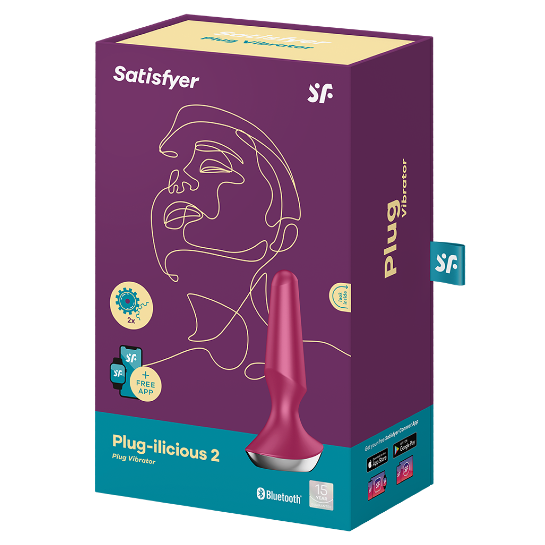 Satisfyer Plug-ilicious 2 Play Πρωκτικός Δονητής - Κόκκινος Satisfyer Plug-ilicious 2 Play Πρωκτικός Δονητής - Κόκκινος