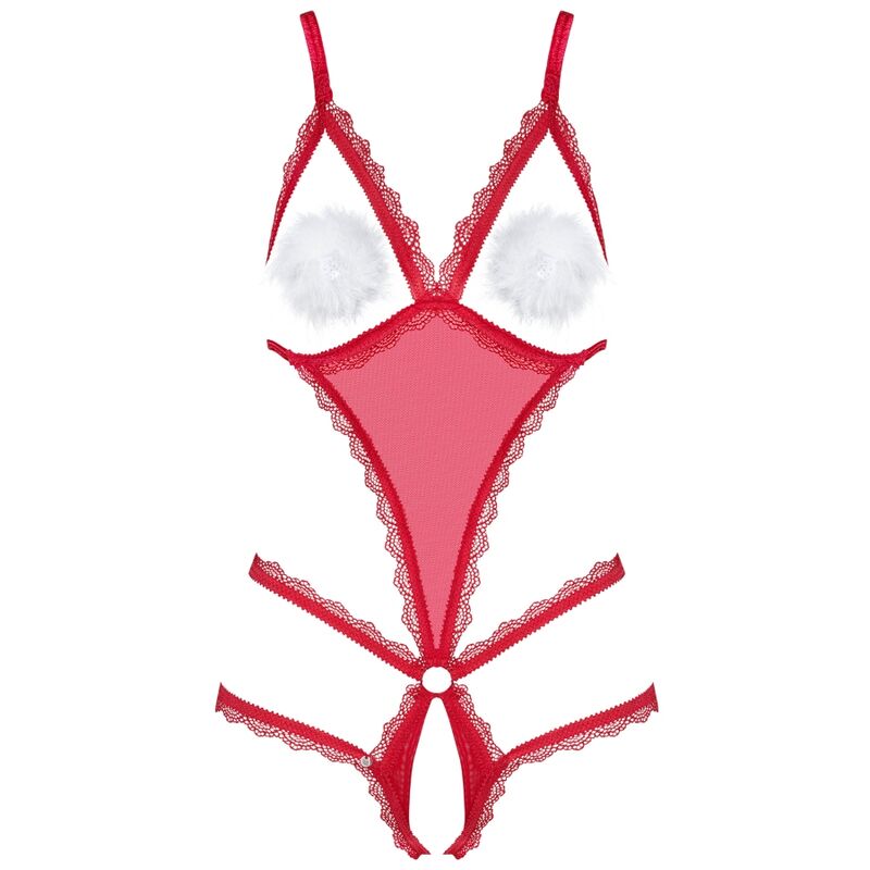 Obsessive Merrynel Sexy Body With Open Crotch - Κόκκινο Obsessive Merrynel Sexy Body With Open Crotch - Κόκκινο