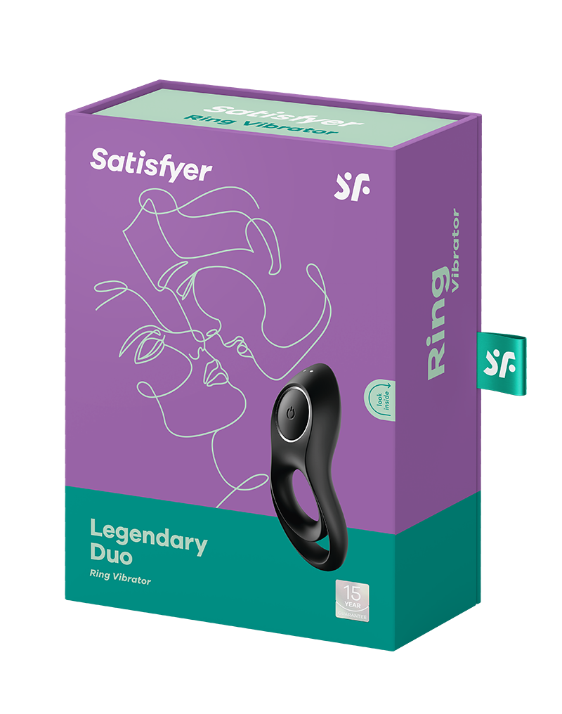 Satisfyer Δαχτυλίδι Πέους Legendary duo - Μαύρο Satisfyer Δαχτυλίδι Πέους Legendary duo - Μαύρο