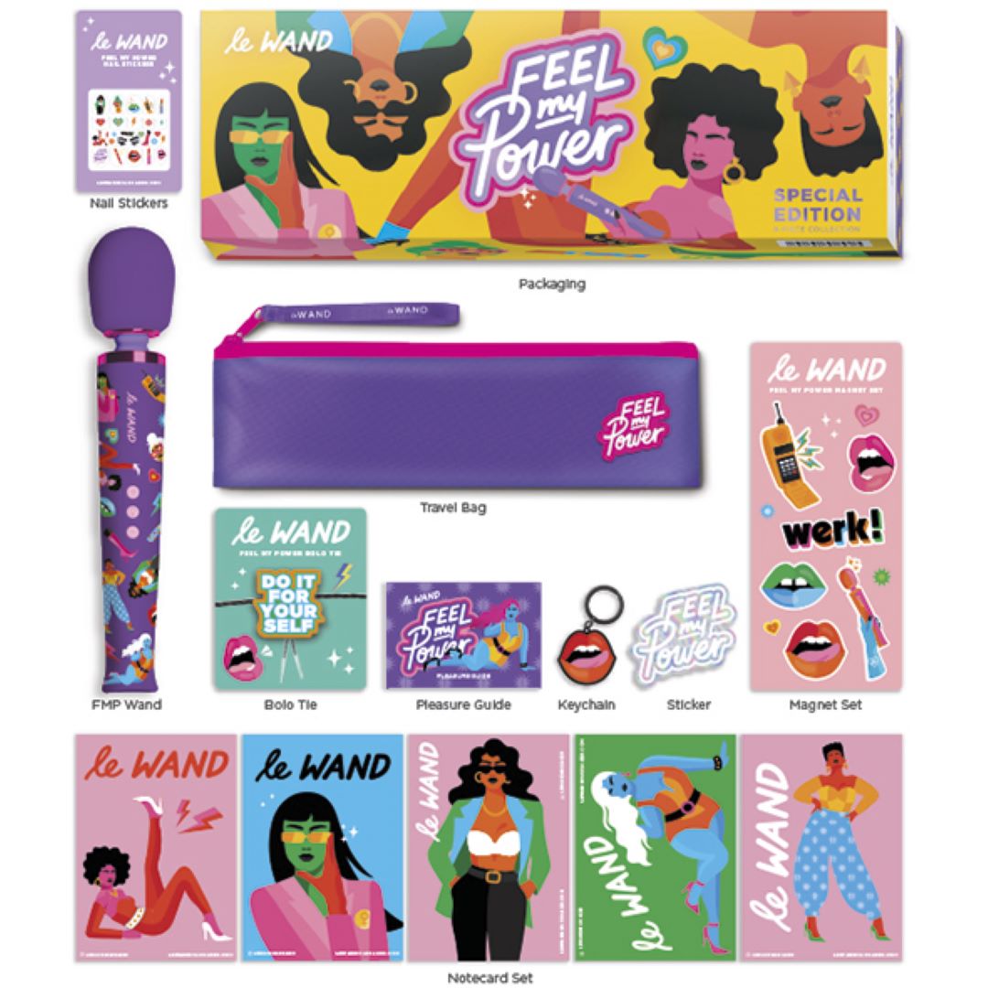Le Wand Feel My Power Special Edition Jade Purple Brown Le Wand Feel My Power Special Edition Jade Purple Brown