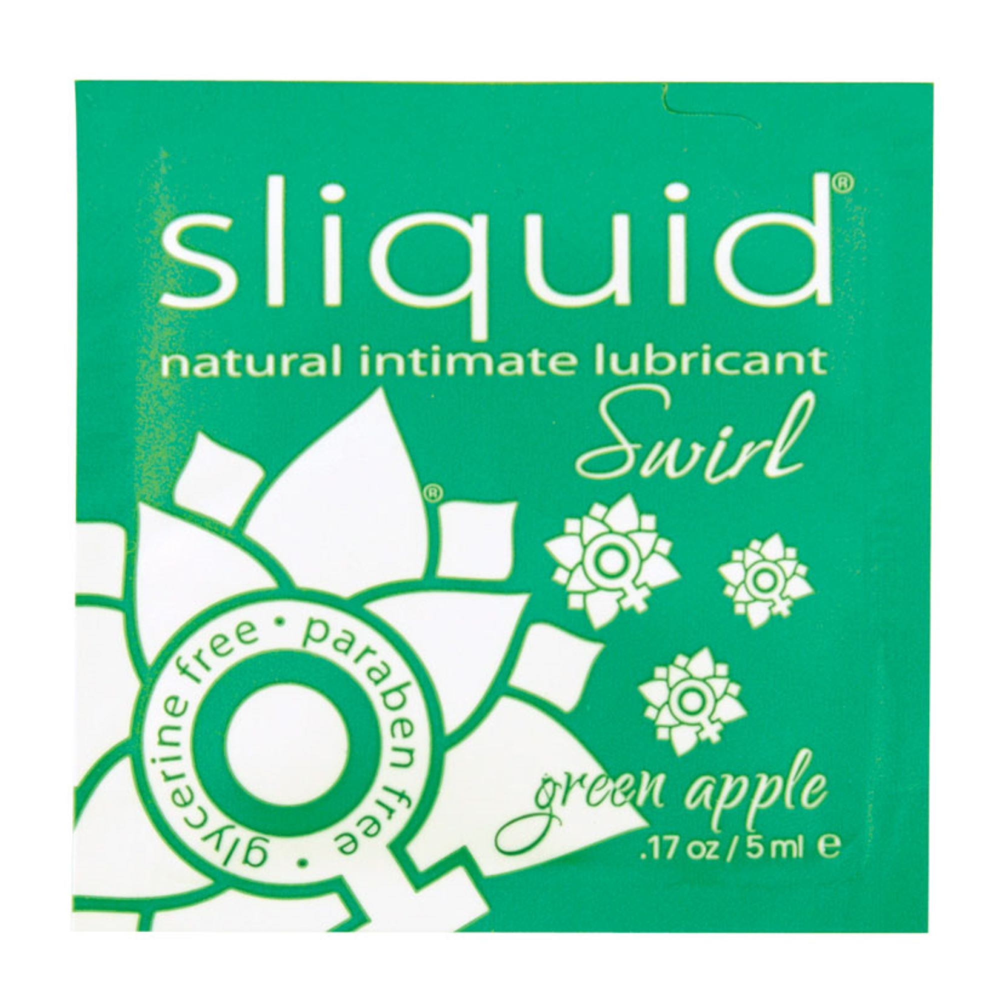 Λιπαντικό Swirl πράσινο μήλο 5ml - Sliquid