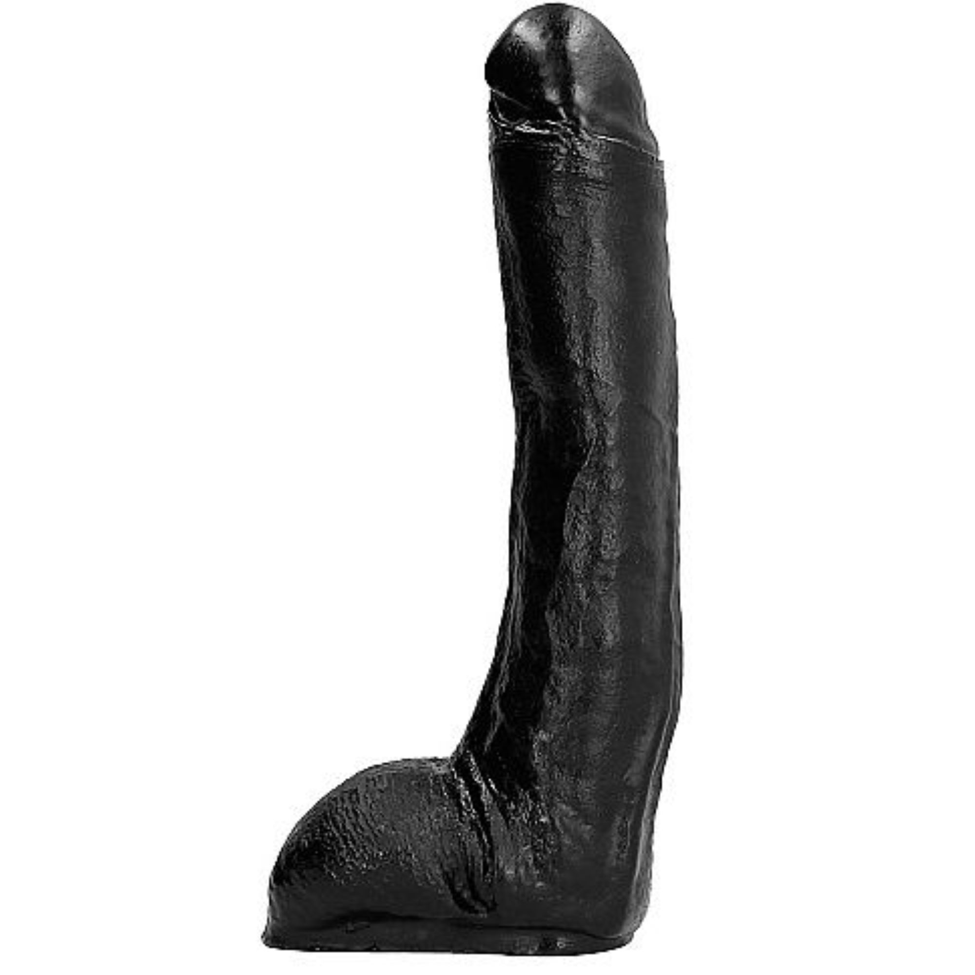 Ρεαλιστικό Freddie Dildo με Όρχεις Μαύρο 29cm - All Black