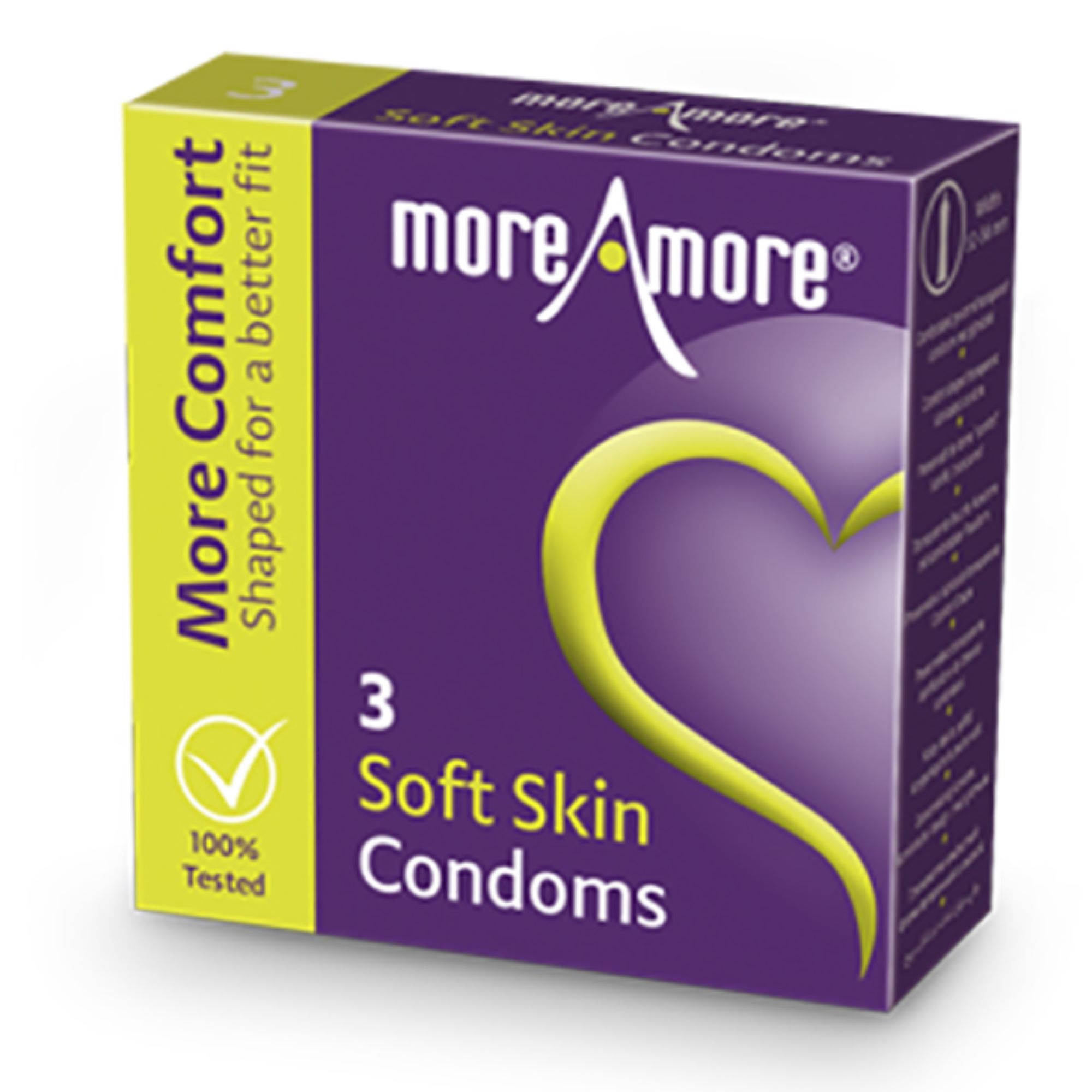 Προφυλακτικά Soft Skin (3 τεμ) - MoreAmore