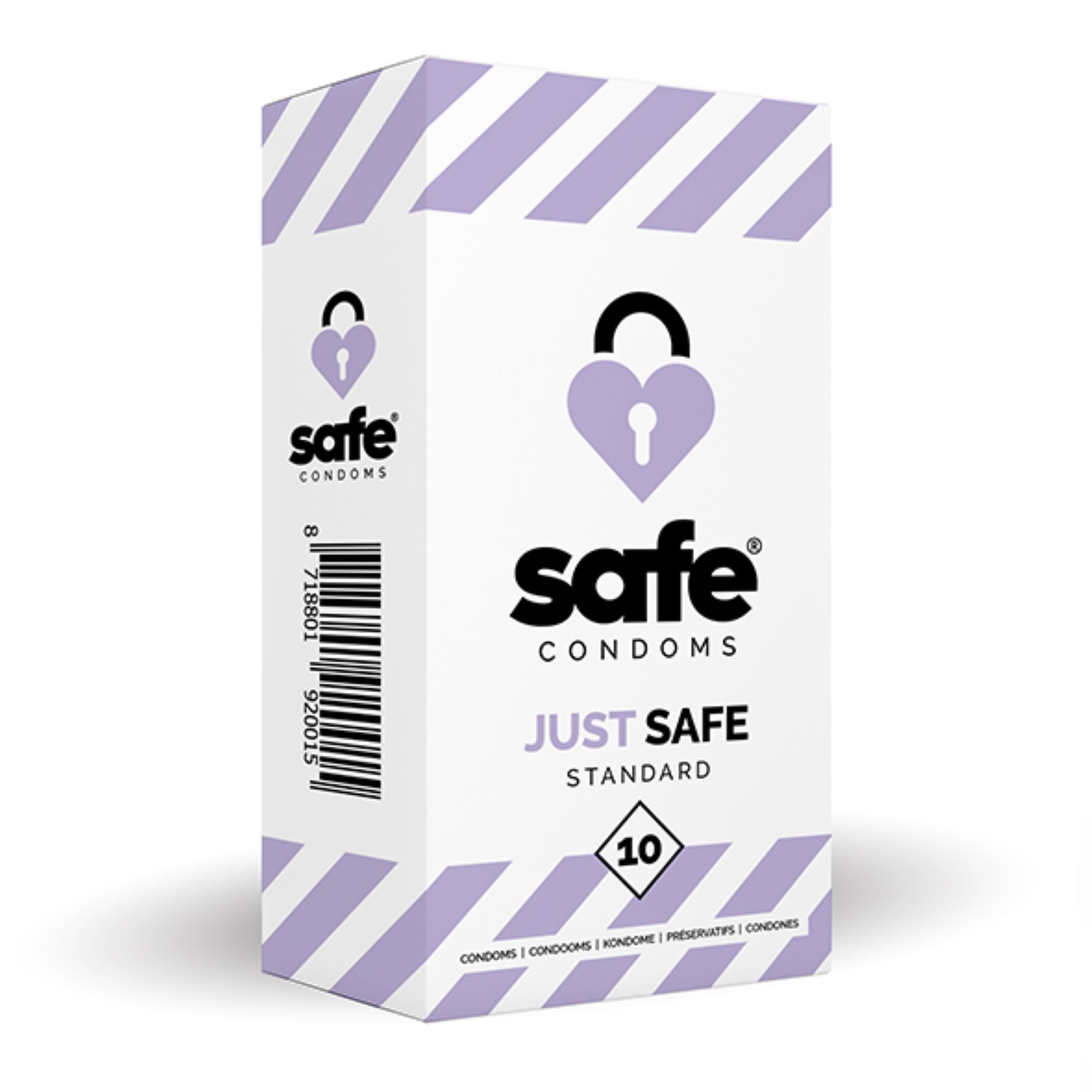 Προφυλακτικά Just Safe Standard 10τμχ - Safe Condoms