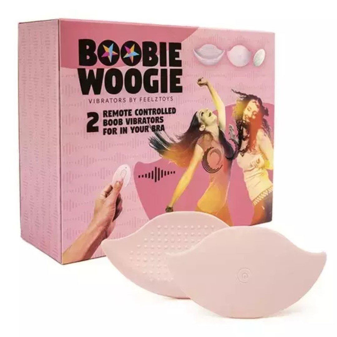 Δονητής στήθους Boobie Woogie ροζ 2τμχ.- Feelztoys